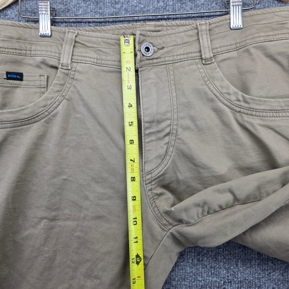Kuhl Revolt Mens 34x32 Tan Utility Hiking Pants Stretch Moisture Wicking Khaki - Picture 9 of 14